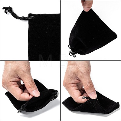 Rectangle Velvet Pouches X1-TP-R002-10x12-01-1