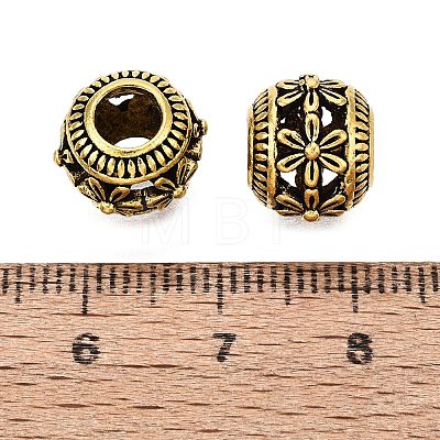 Tibetan Style Alloy European Beads FIND-Q121-19AG-1