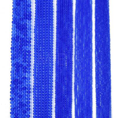 Transparent Glass Beads Strands X-EGLA-A044-T8mm-MD31-1