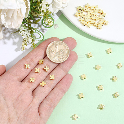 60Pcs Brass Beads KK-BBC0028-64-1