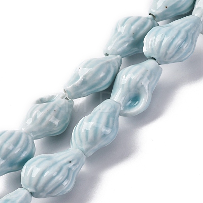 Ocean Series Handmade Porcelain Beads PORC-R002-04C-1