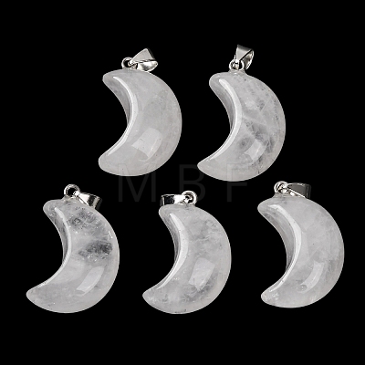 Natural Quartz Crystal Pendants G-F820-02K-01-1