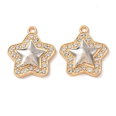 Alloy Rhinestone Pendants RB-CBAA987-04A-1