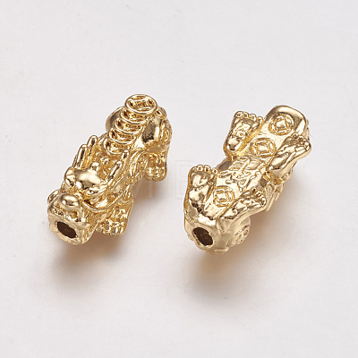 Feng Shui Real 24K Gold Plated Alloy Beads X-PALLOY-L205-06D-1