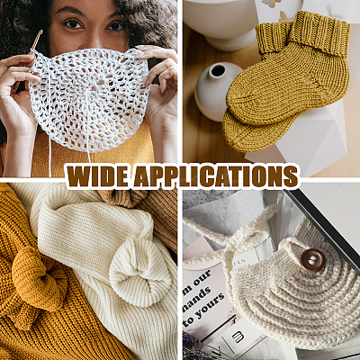 Wooden Square Frame Crochet Ruler DIY-WH0537-009-1