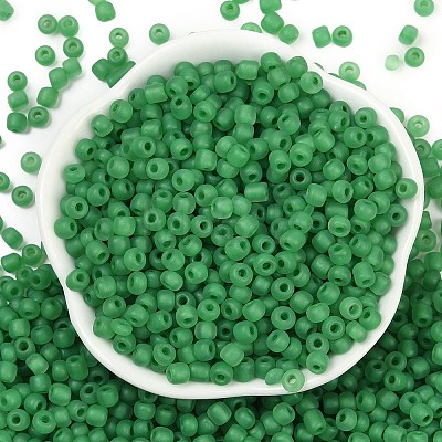 6/0 Luminous Glass Seed Beads SEED-NH0001-01G-1