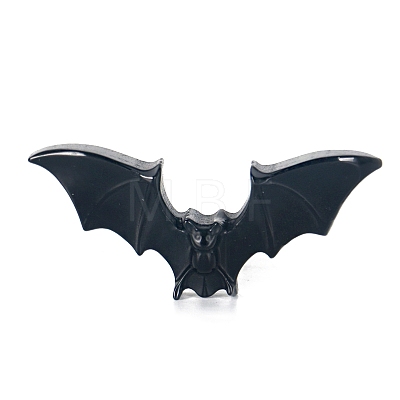 Natural Obsidian Carved Bat Figurines PW-WG8A6A6-01-1