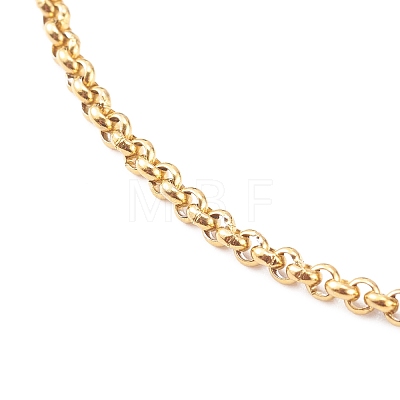 304 Stainless Steel Rolo Chain Bracelets X-BJEW-JB06029-1