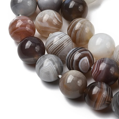Natural Botswana Agate Beads Strands G-H334-A01-02-1