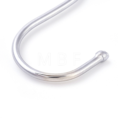 Stainless Steel S-Hook Clasps LS-STAS-WH0014-50P-1