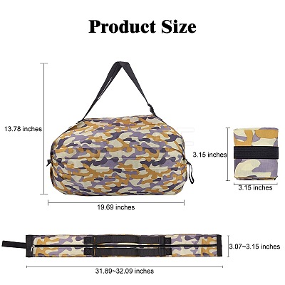 Polyester Portable Shopping Bag ABAG-SZC0008-02F-1