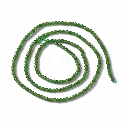 Natural Green Diopside Beads Strands X-G-A178-B02-2mm-1