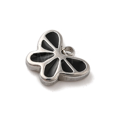 304 Stainless Steel Enamel Charms STAS-B074-07P-01-1