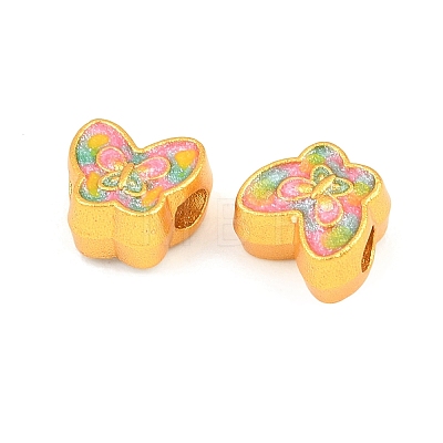 Alloy Enamel Beads ENAM-D318-01G-03-1