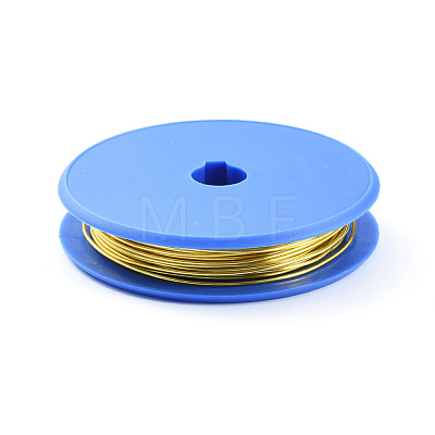 Round Copper Craft Wire CWIR-E004-0.3mm-G-1
