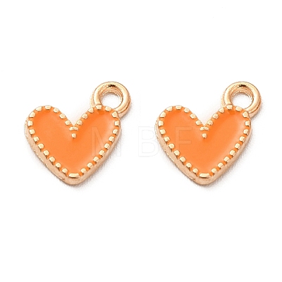 Alloy Enamel Charms FIND-G055-20G-06-1