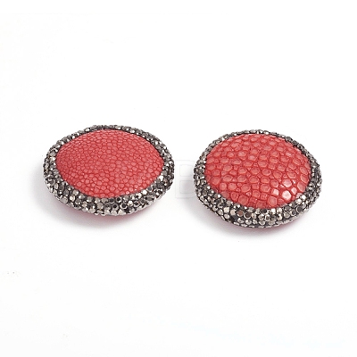 Pearl Fishskin Leather Beads RB-I079-04A-1