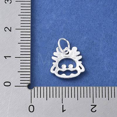 925 Sterling Silver Chinese Zodiac Outline Charms STER-P066-02S-05-1