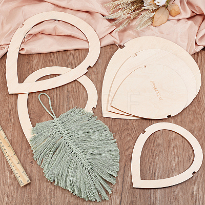 Wooden Leaf DIY-WH0430-670-1