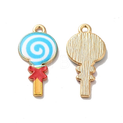 Alloy Enamel Pendants ENAM-D043-12G-04-1