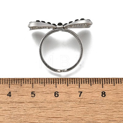 304 Stainless Steel Open Cuff Rings for Women RJEW-F178-01P-01-1