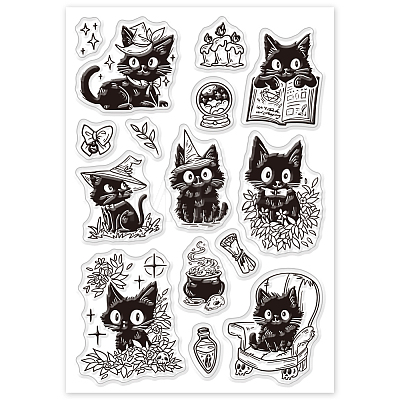 Custom PVC Plastic Clear Stamps DIY-WH0448-0516-1