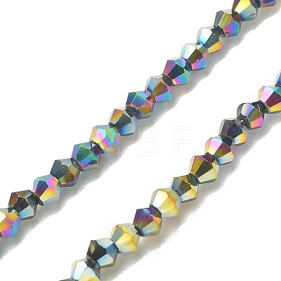 Electroplate Glass Bead Strands EGLA-YW0001-48B-1