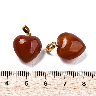 Natural Carnelian Pendants G-J386-H19-G-1