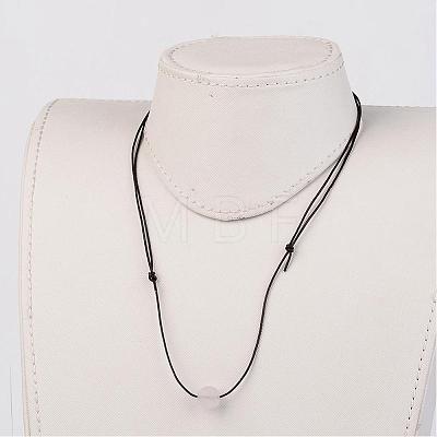 Adjustable Leather Cord Necklaces NJEW-JN01644-1
