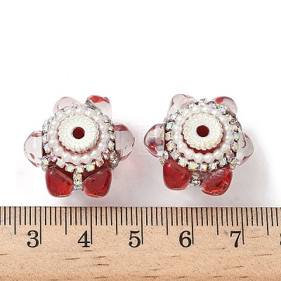 Sparkling Acrylic Rhinestone Beads CLAY-NH0003-01S-07-1
