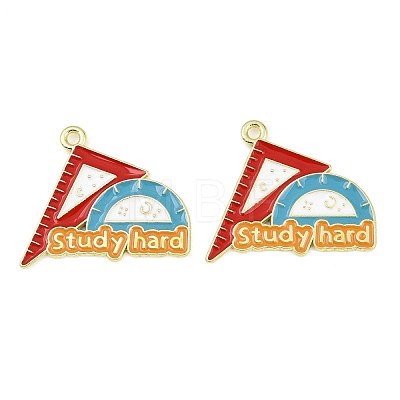 Alloy Enamel Pendants ENAM-L055-01L-01-1
