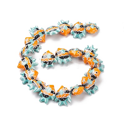 Handmade Porcelain Beads X1-PORC-G002-54E-1