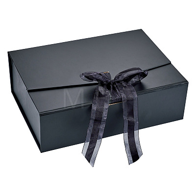 Rectangle Foldable Paper Gift Storage Boxes AJEW-TAC0035-07B-1