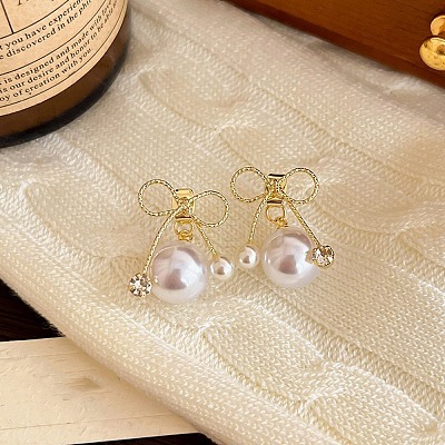 Alloy Stud Earrings AL-CBA34F2-01A-1