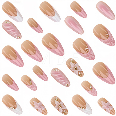 1 Bag ABS Plastic Full Cover Press On False Nails MRMJ-CP0001-58-1