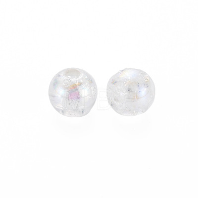 Transparent Crackle Acrylic Beads X-MACR-S373-66-L06-1