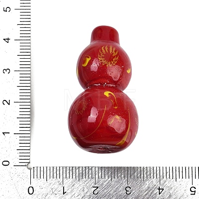 Handmade Lampwork Beads LAMP-Q005-08C-1