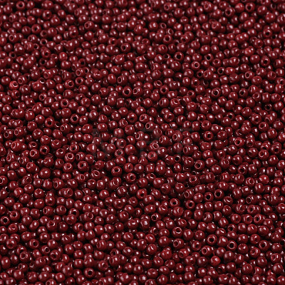 11/0 Grade A Baking Paint Glass Seed Beads X-SEED-N001-A-1061-1