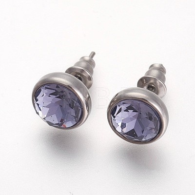 304 Stainless Steel Stud Earrings EJEW-F182-A01-1