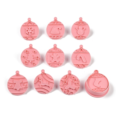 Christmas Plastic Cookie Candy Food Cutters Molds DIY-K080-07-1