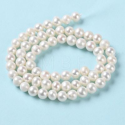 Natural Cultured Freshwater Pearl Beads Strands PEAR-E018-48-1