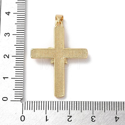 Brass Micro Pave Cubic Zirconia Pendants KK-A212-08B-G-1