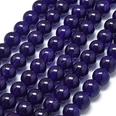 Natural Malaysia Jade Beads Strands G-L645-C01-8mm-07-1