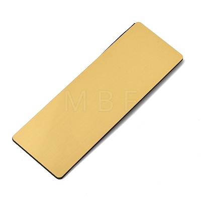Plastic Blank Name Badge ID Tag with Iron Pins KY-D024-01B-1