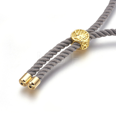 Cotton Cord Bracelet Making KK-F758-03J-G-1