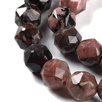 Natural Rhodonite Beads Strands G-NH0021-A19-01-1