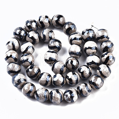 Tibetan Style dZi Beads X-G-S359-257B-1
