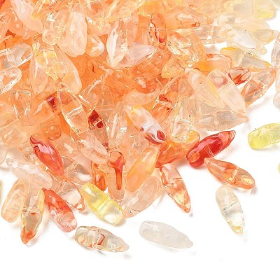 Two Tone Imitation Gemstone Style Acrylic Beads AC-CBA6852-01H-1