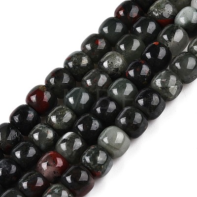 Natural African Bloodstone Beads Strands G-T138-150-1