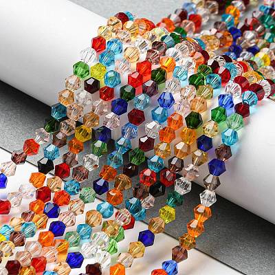 Transparent Glass Beads Strands EGLA-A039-T4mm-D29-1